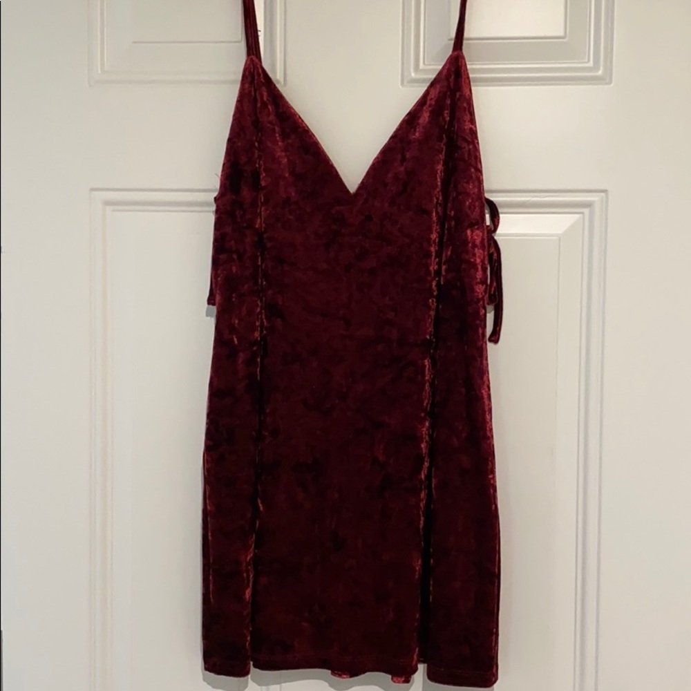 Tobi Velour Cami Shift Dress